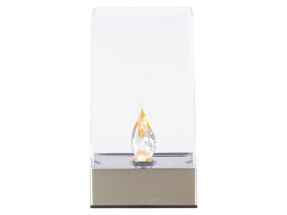 LED solar torch with realistic flickering effect