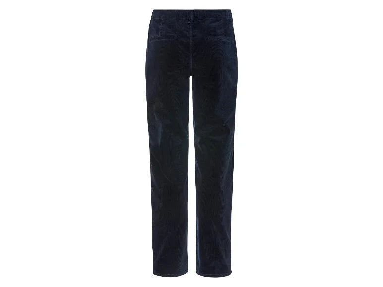 Men's velvet trousers LIVERGY® (Slim Fit)