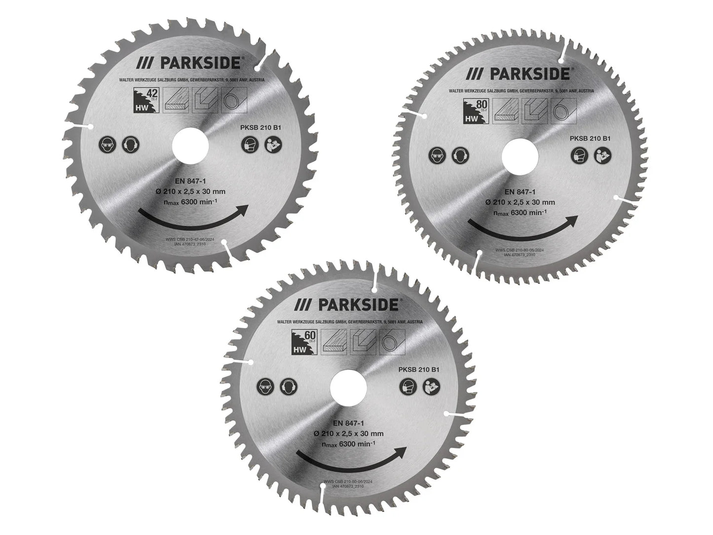 PARKSIDE® Saw blade PKSB 210 B1 (TRF saw blade)