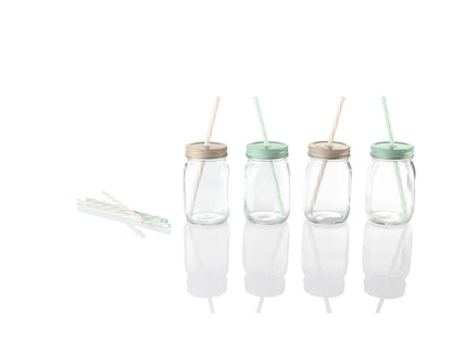 Set of jars, 4 pieces