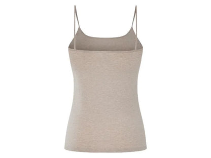 Women's top with spaghetti straps (Beige)