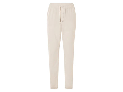 TOWNLAND Men's linen trousers, Straight Fit, Beige