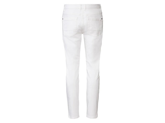 LIVERGY® Men's jeans "Slim Fit", White