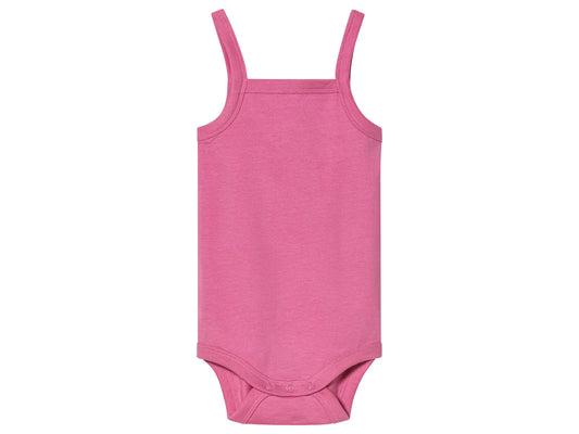 Girls' bodysuits for babies, 2 pieces (Pink)