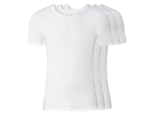 Men's undershirt, 3 pieces (round neckline)