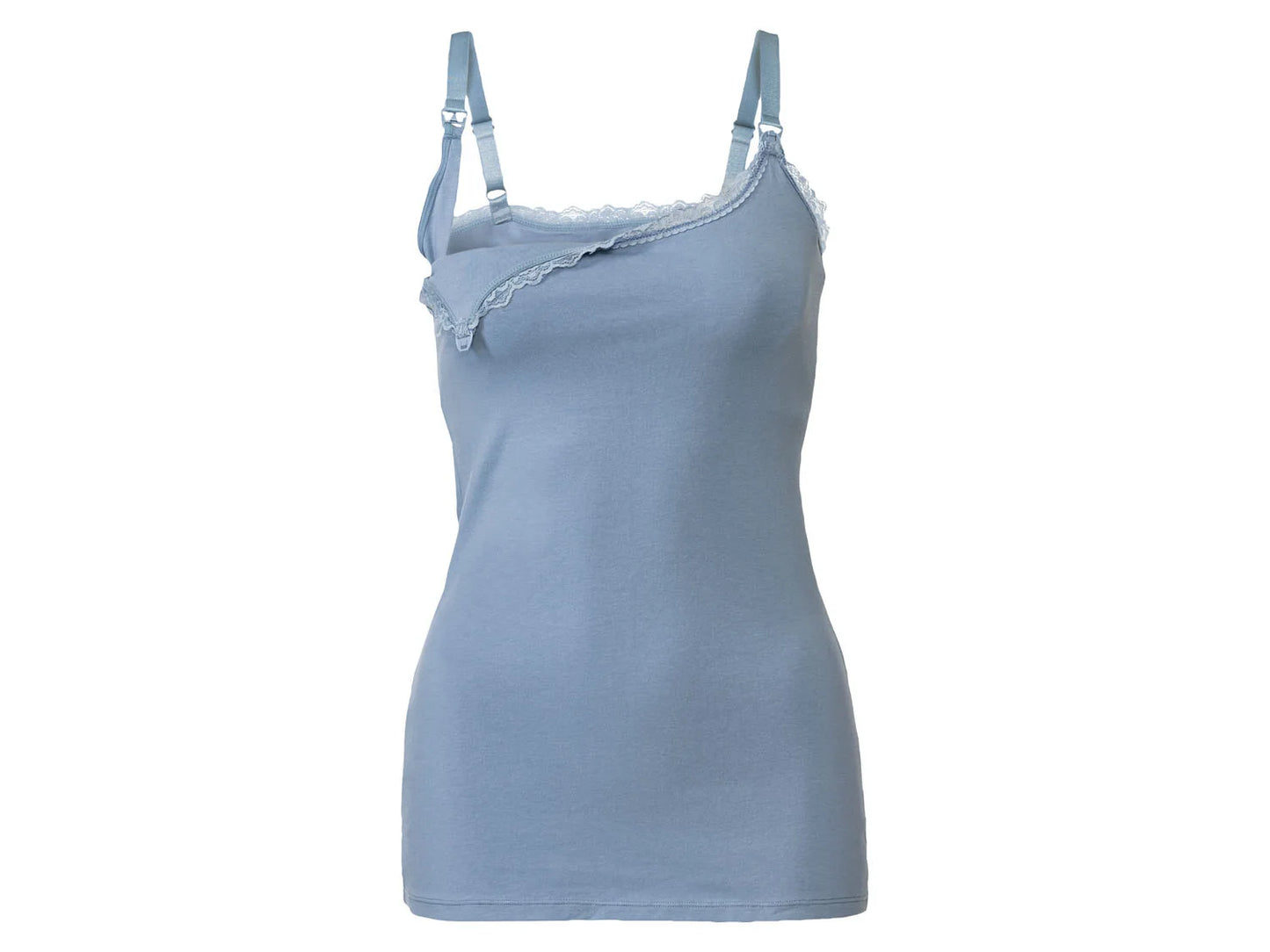 Women's cotton breastfeeding top, 2 pieces