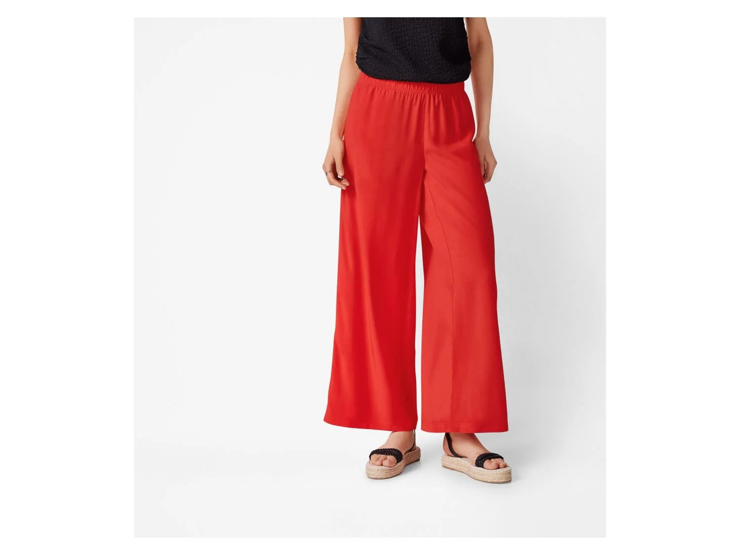 Women's Palazzo Pants, Red