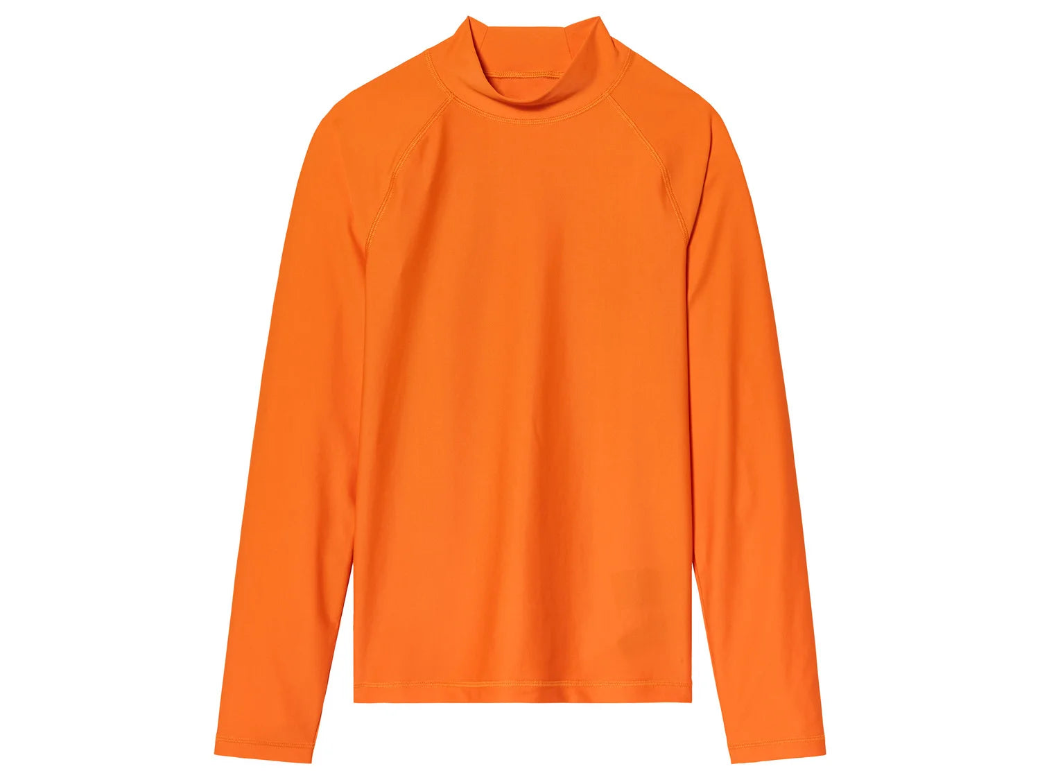Children's Swim Shirt Orange UV 50+ Long Sleeve Rashguard