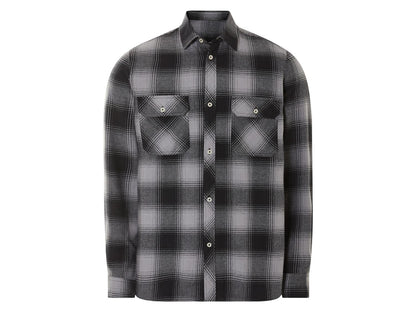 Men's Checkered Shirt (Black/Grey)