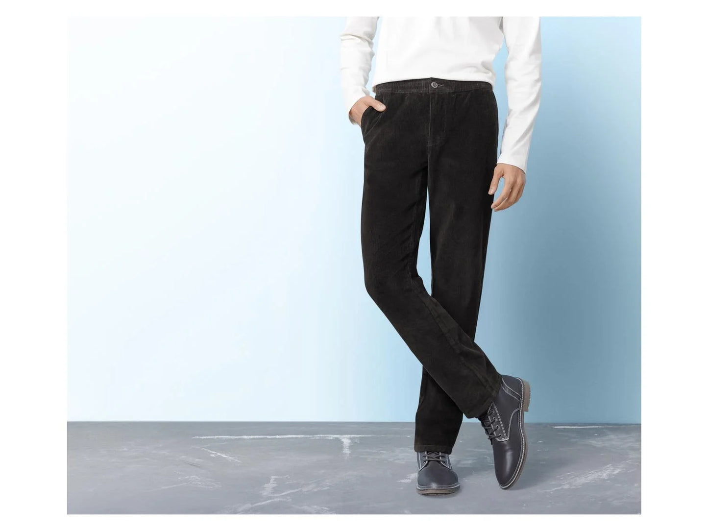 LIVERGY® Men's velvet trousers (Straight Fit)