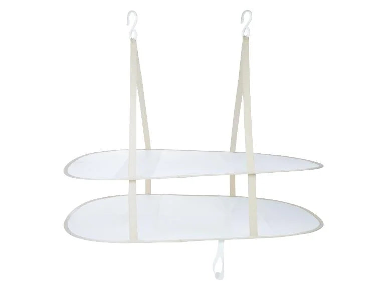 Delicates hanging dryer with recycled material