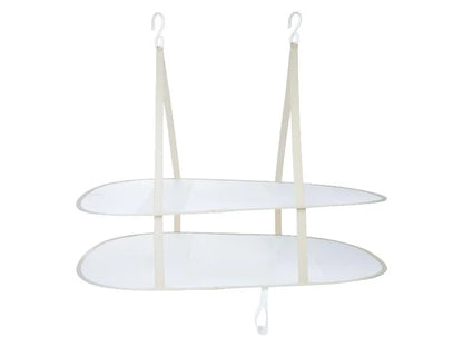 Delicates hanging dryer with recycled material