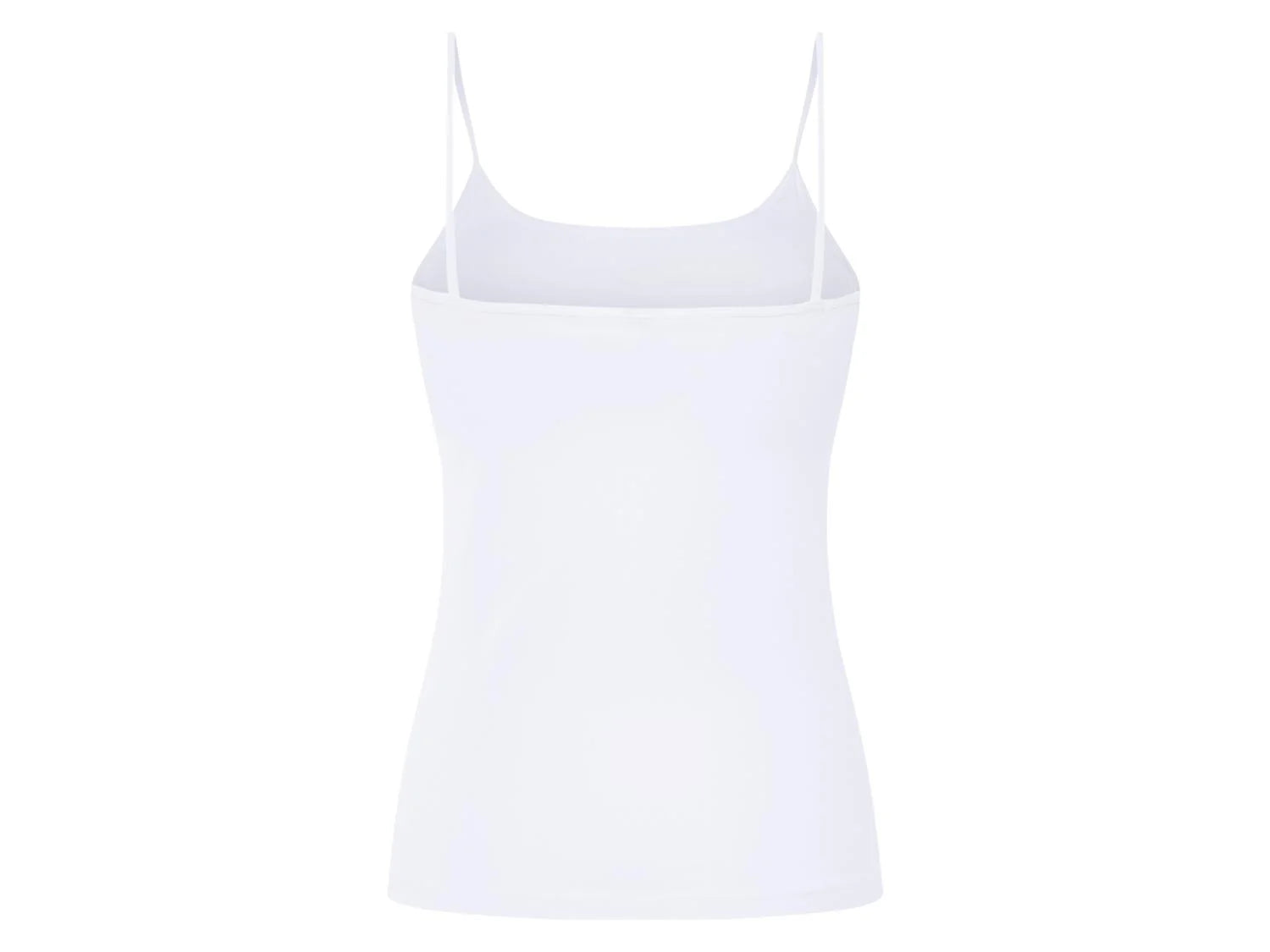 Women's top with spaghetti straps (White)