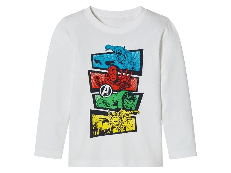 Avengers' pajamas long sleeve cotton