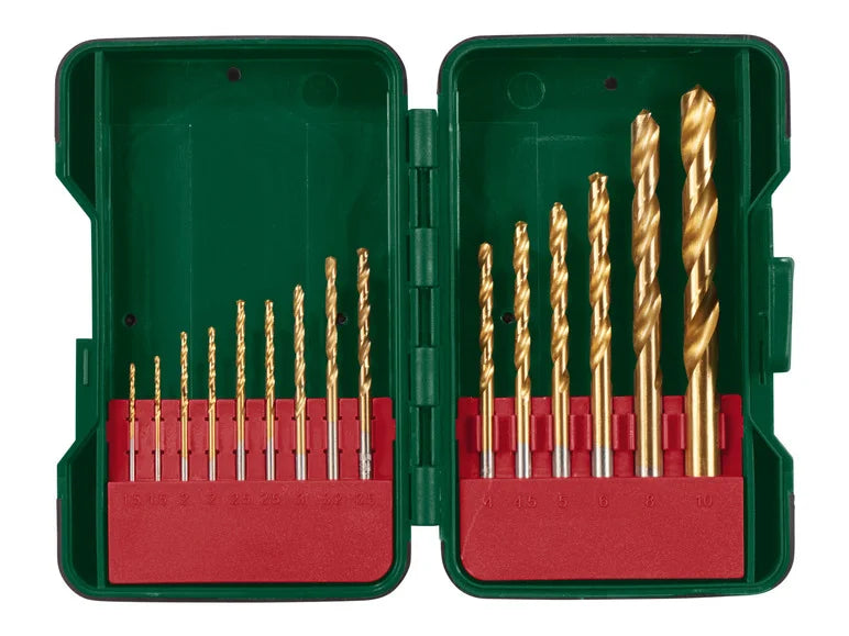 HSS drill bits, 15 pieces