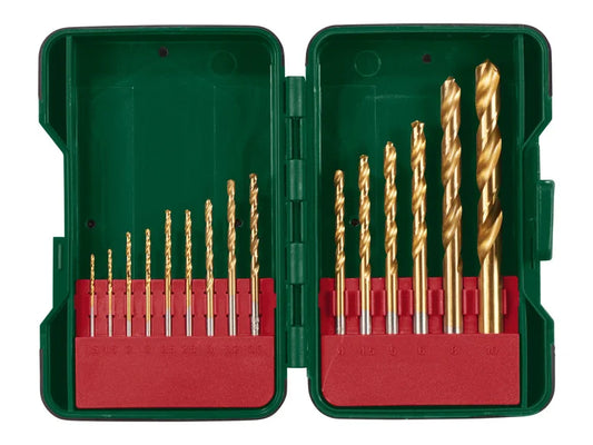 HSS drill bits, 15 pieces