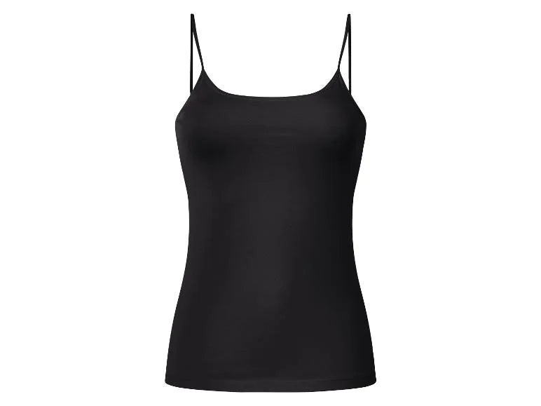Women's top with spaghetti straps (Black)