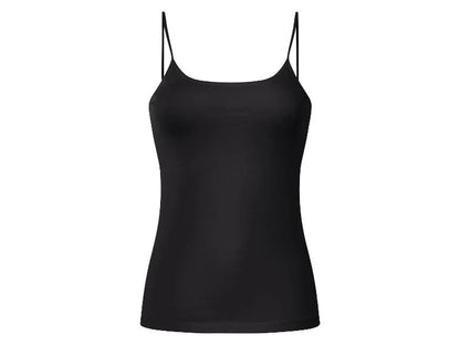 Women's top with spaghetti straps (Black)