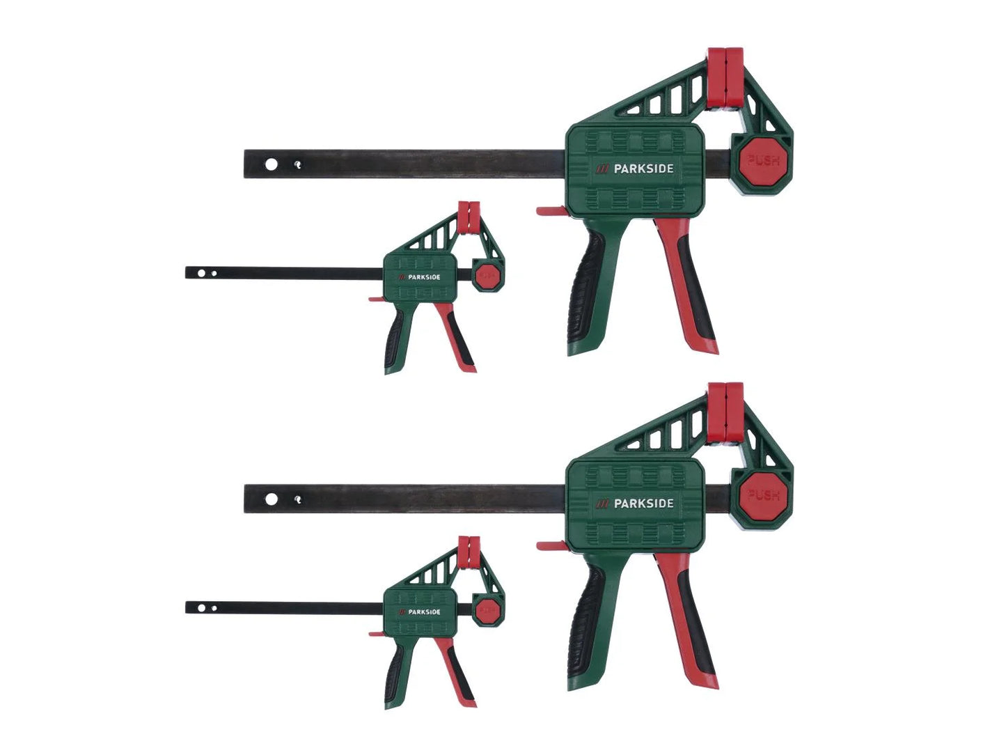 Quick clamps, 4 pieces