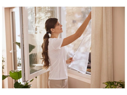 Mosquito net curtain with magnetic closure