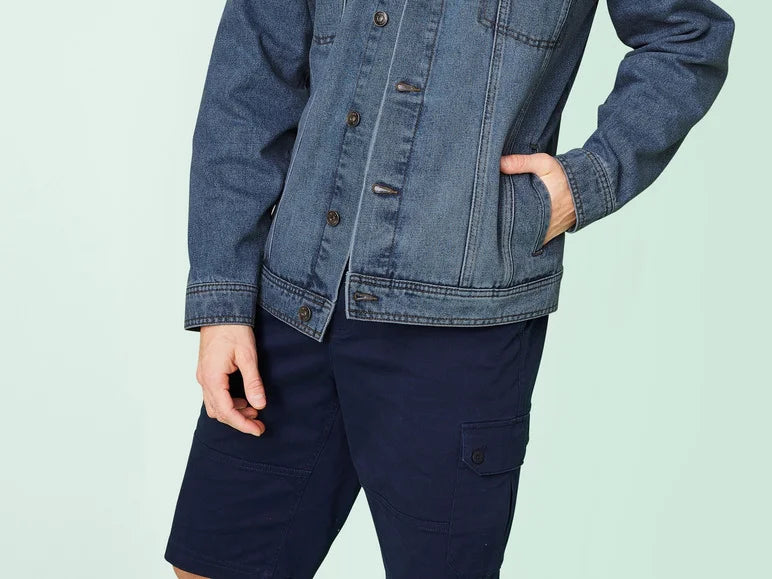 LIVERGY® Men's denim jacket