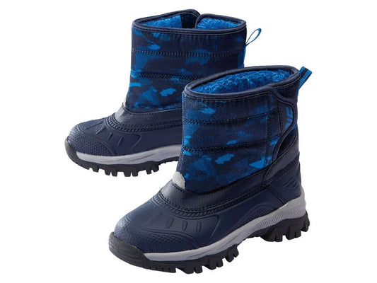 Toddler winter boots, warming (Boys, Navy)