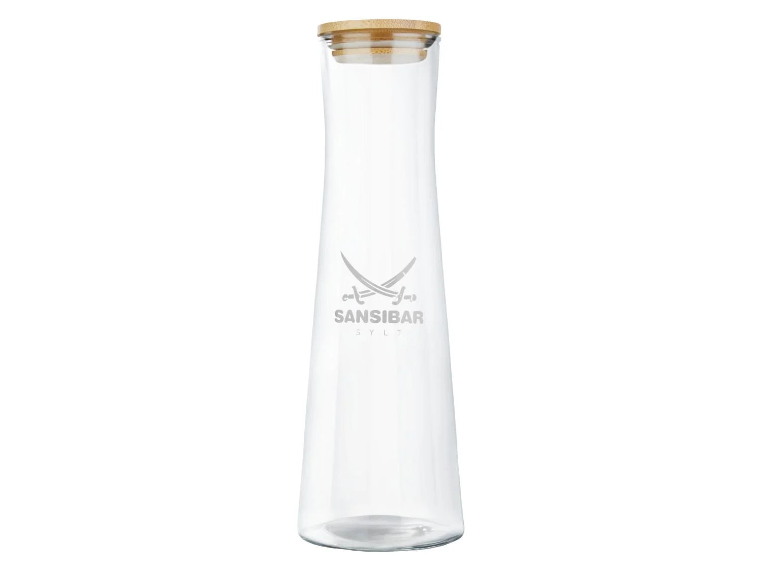 Carafe with bamboo lid