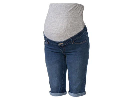 Maternity shorts in jeans