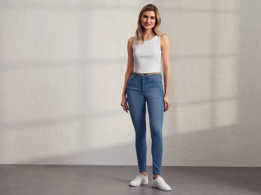 Women's high-waisted jeans "Super Skinny Fit"