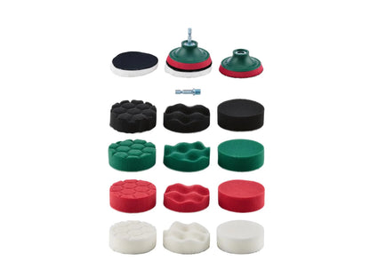 Polishing Attachments & Sponges Set, 31-piece
