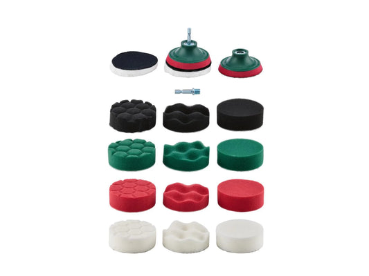 Polishing Attachments & Sponges Set, 31-piece