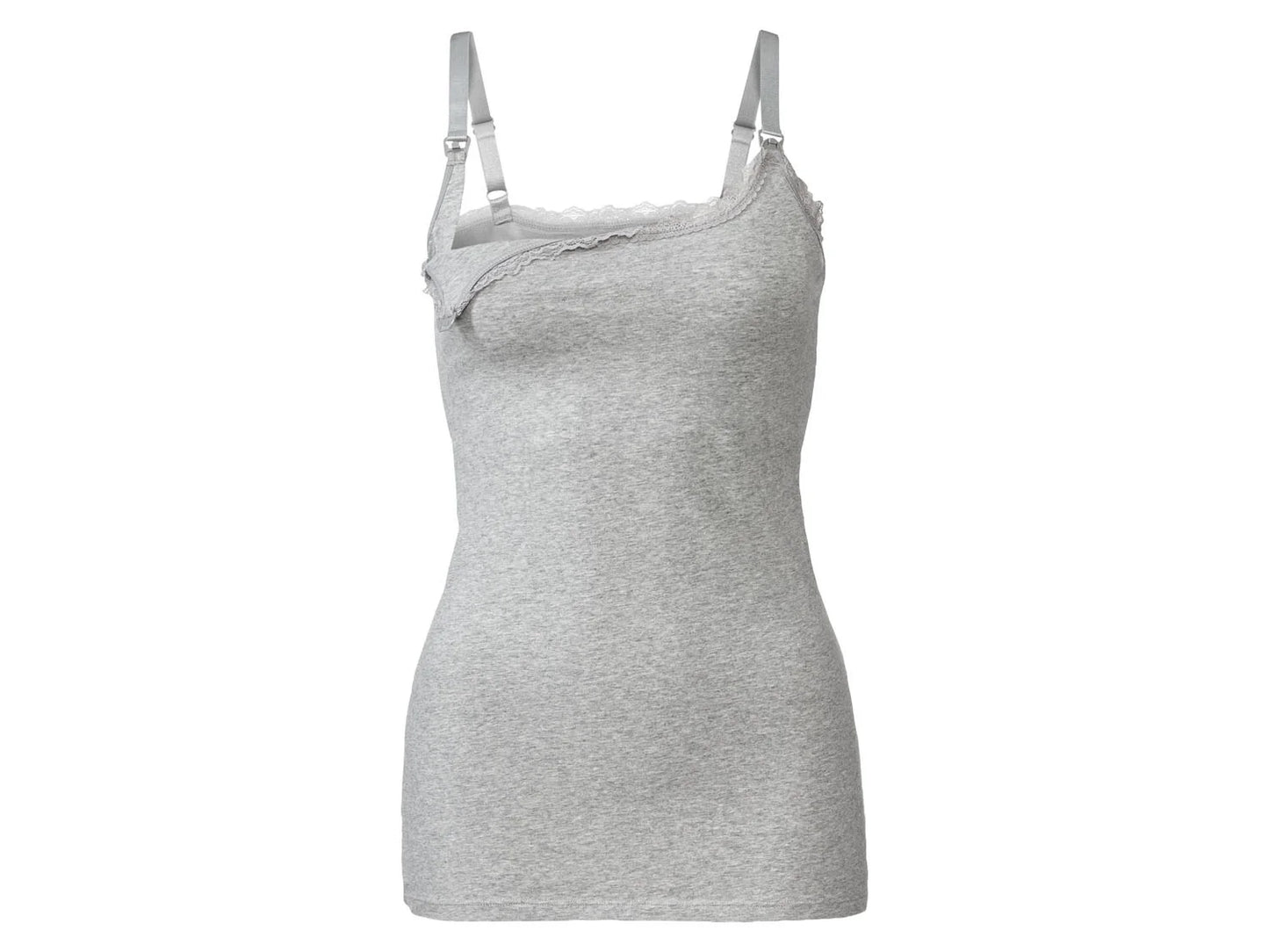 Women's cotton breastfeeding top, 2 pieces