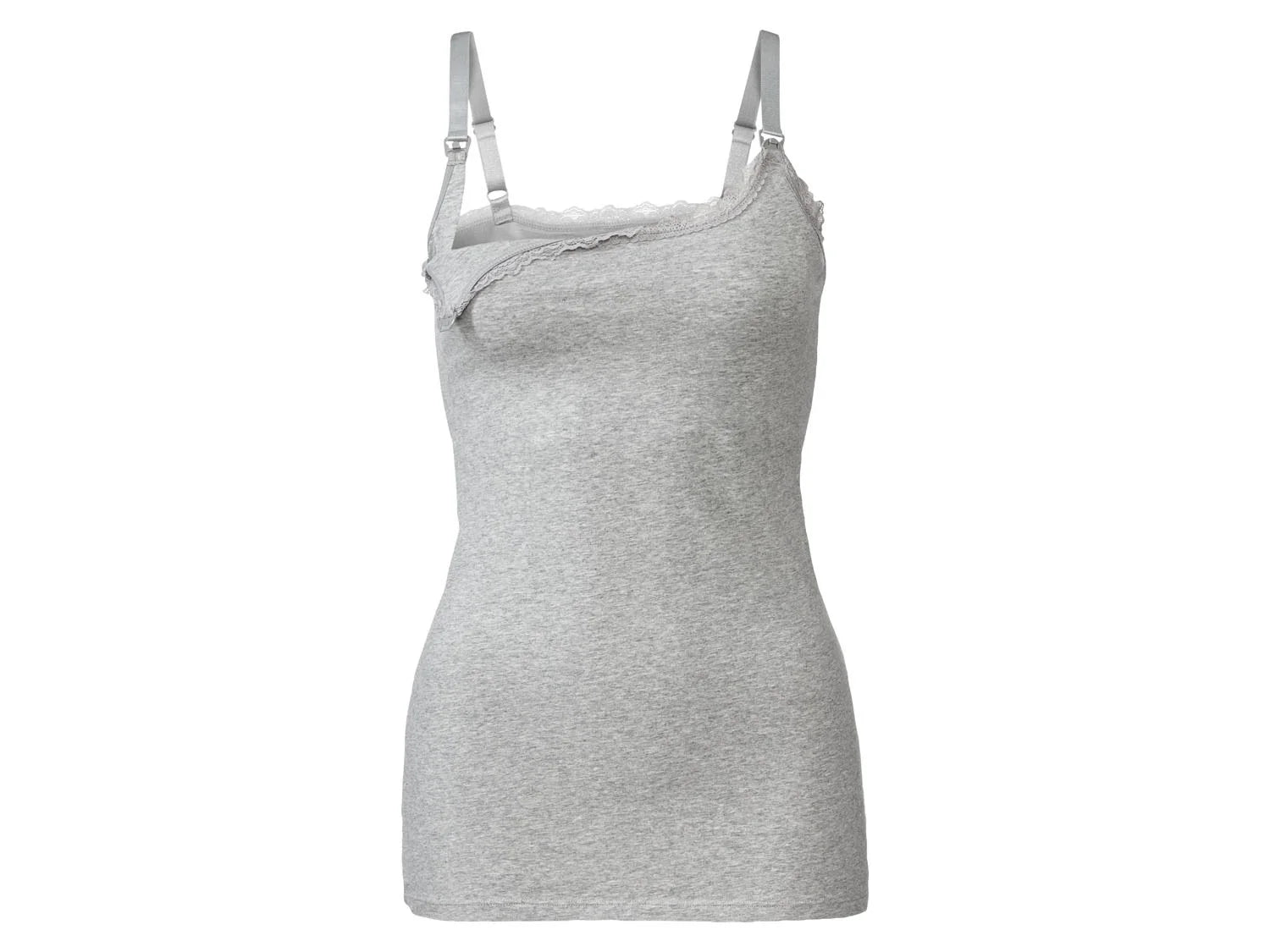 Women's cotton breastfeeding top, 2 pieces