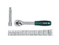 Socket wrench set, 13 pieces