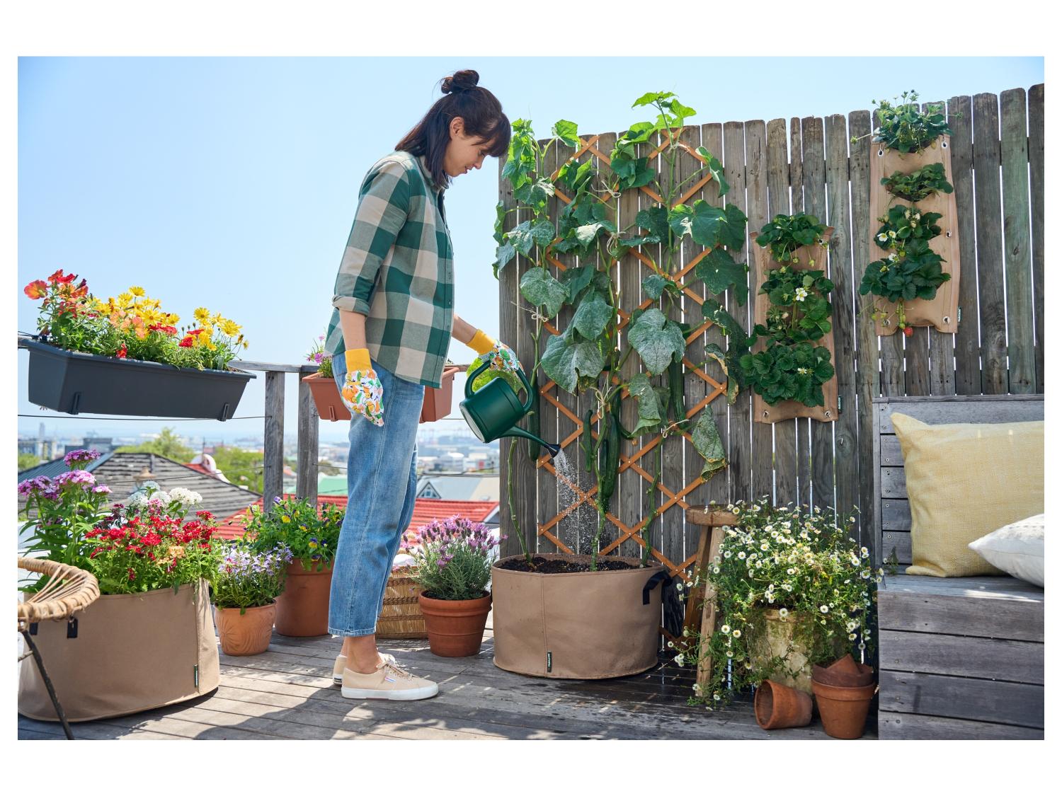 Wall-mounted grow bag, set of 2