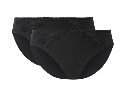 Pack of 2 women's lace briefs