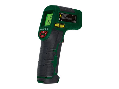 Infrared temperature measuring device »PTI 380 C2«, with colour display and warning tone