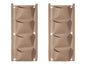 Wall-mounted grow bag, set of 2
