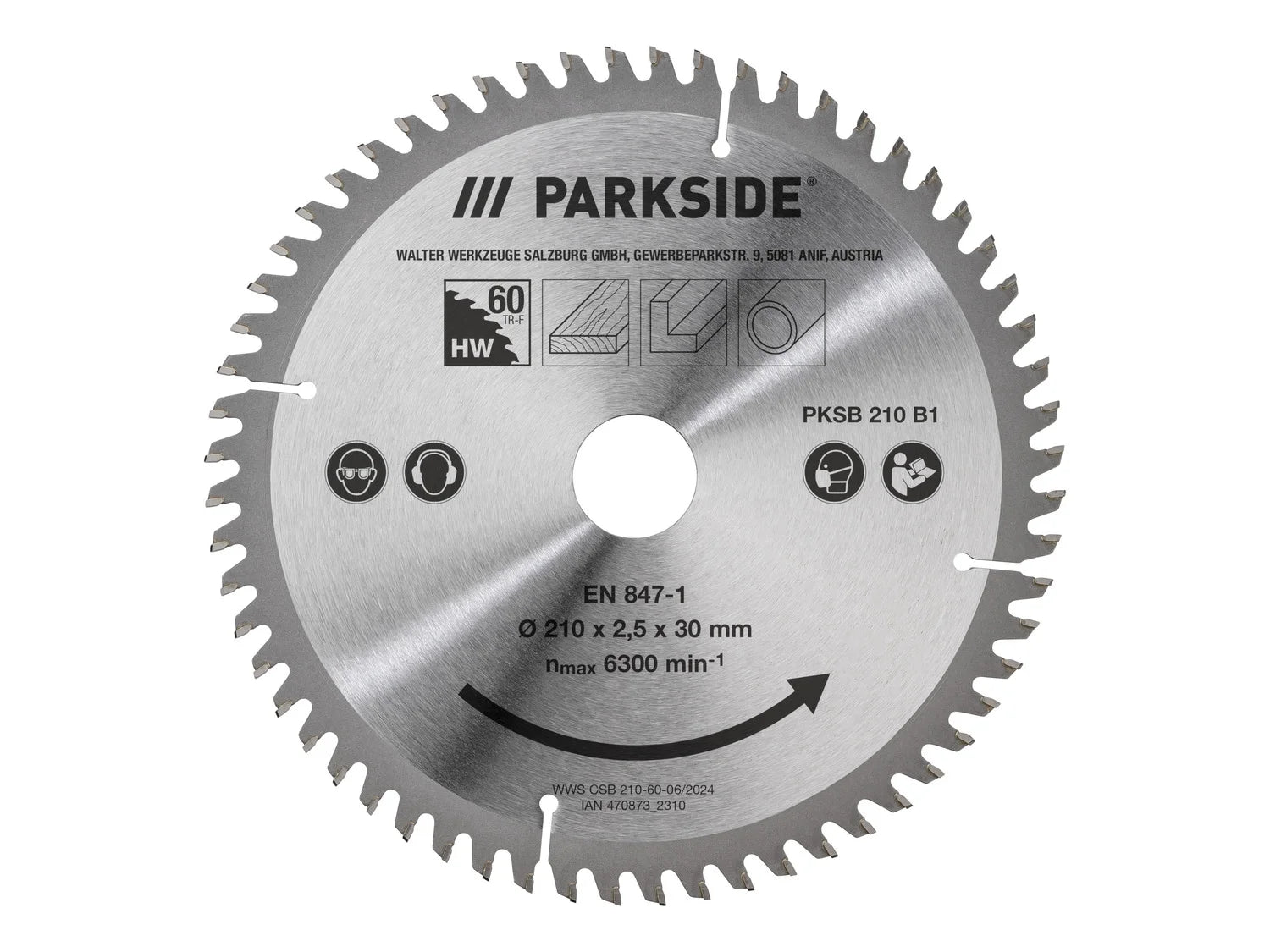 شفرة منشار PARKSIDE® PKSB 210 B1 (شفرة منشار TRF)
