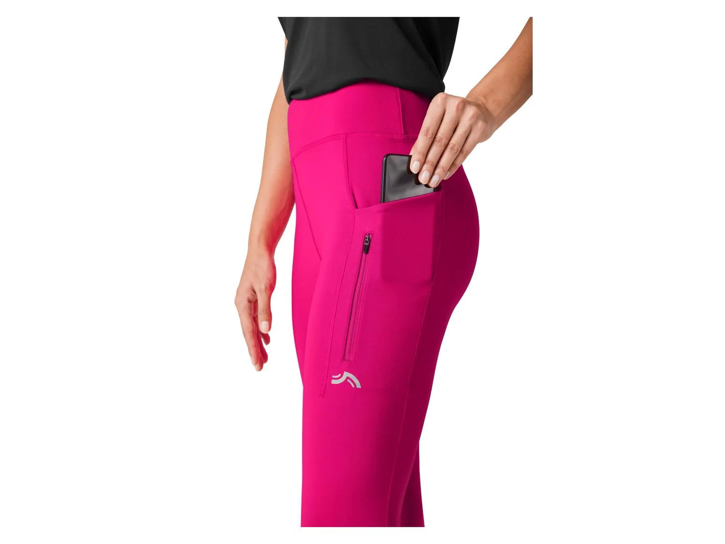 Women's Functional Capri Leggings (pink)
