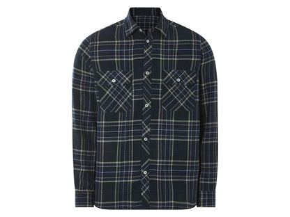 Men's Checkered Shirt (Black/Blue)