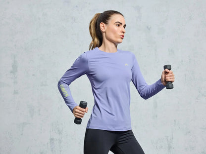 Women's technical T-shirt (lilac)