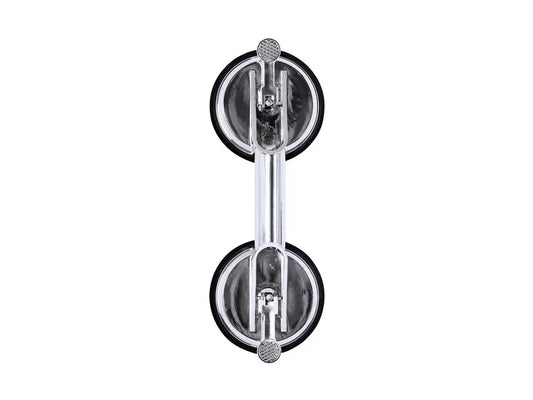 Shower handle with suction cups, Chrome