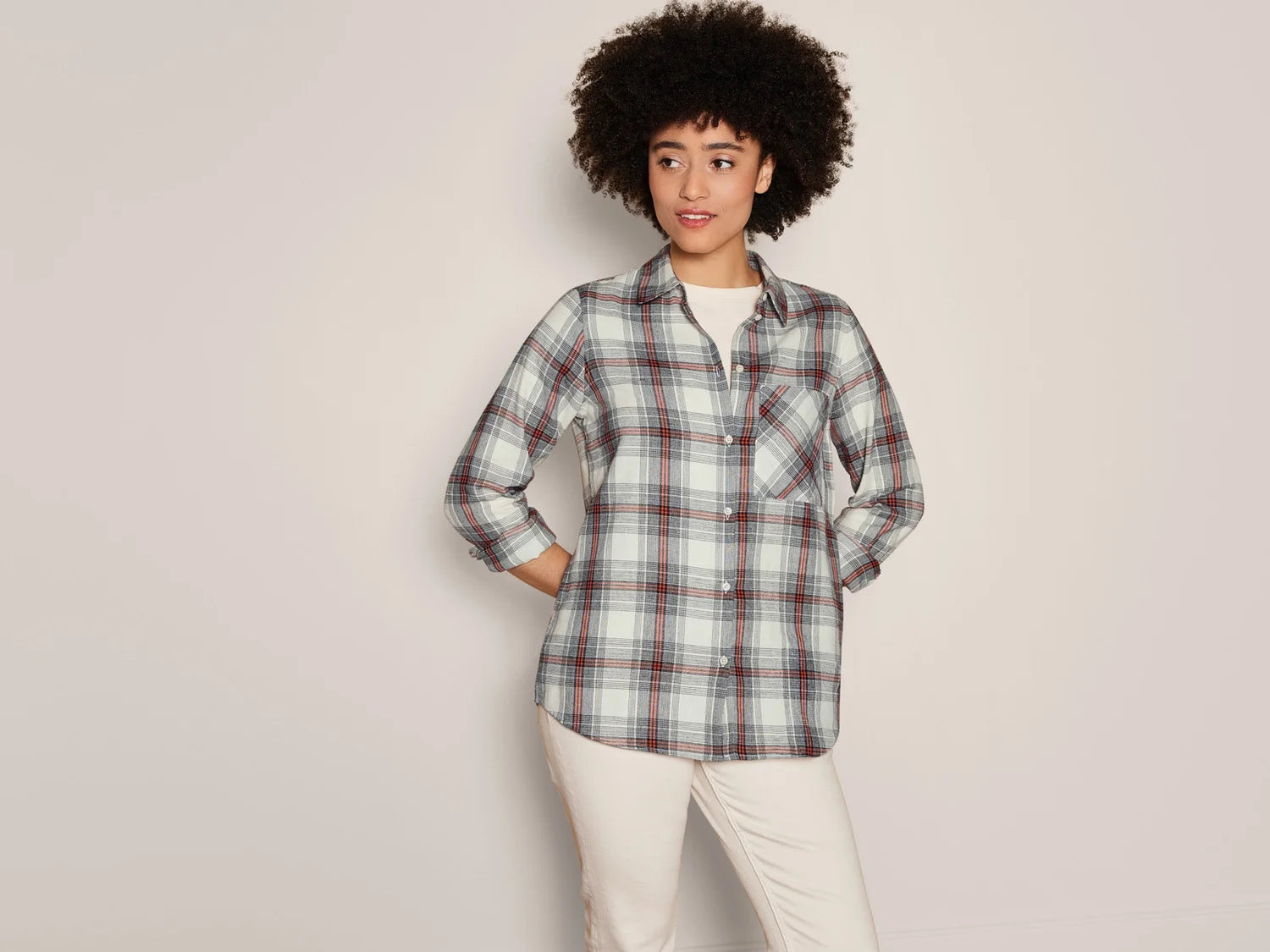 Women's flannel shirt