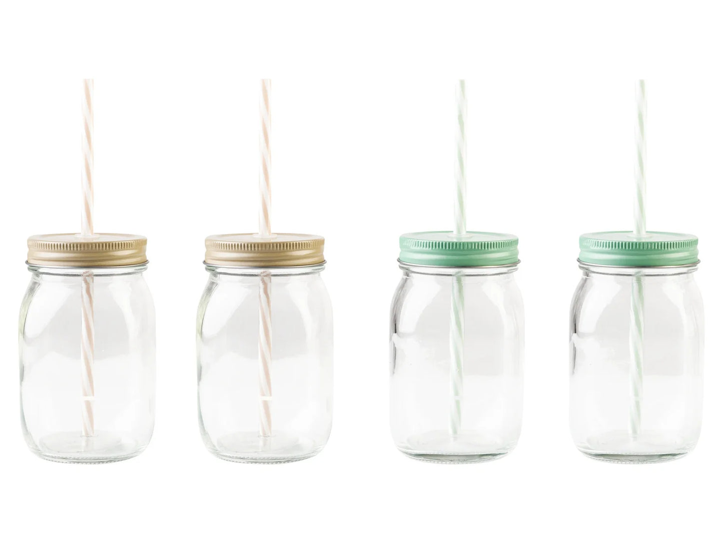 Set of jars, 4 pieces