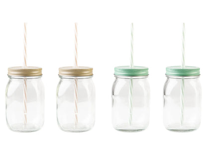 Set of jars, 4 pieces