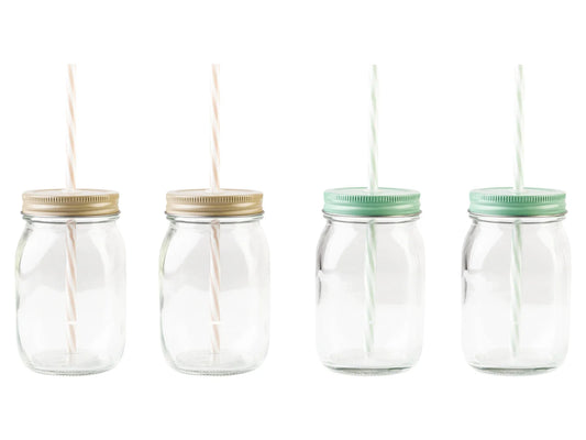 Set of jars, 4 pieces