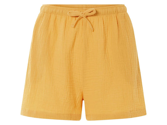 ESMARA® Women's Muslin Shorts (Yellow)