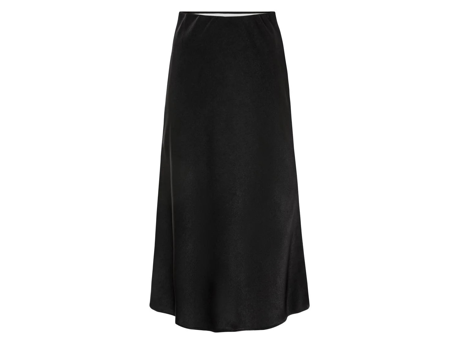 Esmara® satin midi skirt (Black)