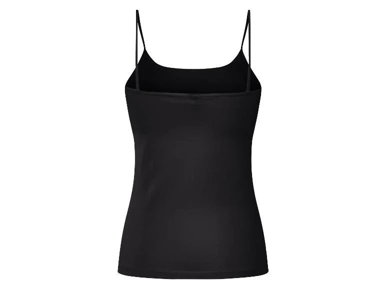 Women's top with spaghetti straps (Black)